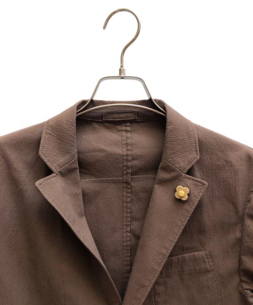 LARDINI（ラルディーニ）LARDINI (ラルディーニ) 3Bテーラードジャケット/JICM21 ブラウン サイズ:48の古着・服飾アイテム