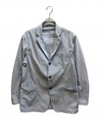 LARDINIラルディーニ）の古着「ストライプシングル3Bシャツジャケット/EECM25-62」｜ブルー