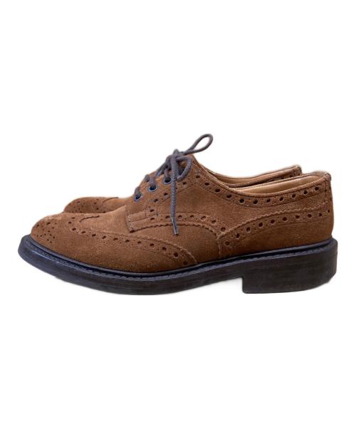 Tricker's（トリッカーズ）Tricker's (トリッカーズ) ウィングチップスウェードシューズ ブラウン サイズ:-の古着・服飾アイテム