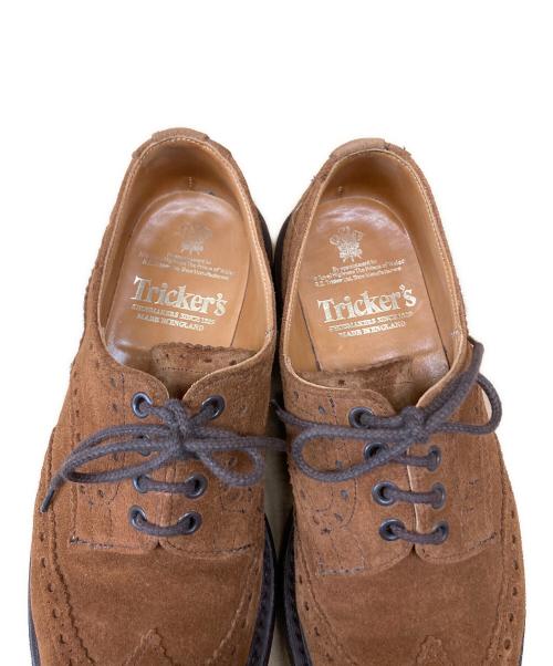Tricker's（トリッカーズ）Tricker's (トリッカーズ) ウィングチップスウェードシューズ ブラウン サイズ:-の古着・服飾アイテム