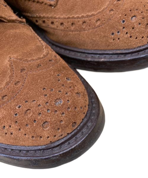 Tricker's（トリッカーズ）Tricker's (トリッカーズ) ウィングチップスウェードシューズ ブラウン サイズ:-の古着・服飾アイテム