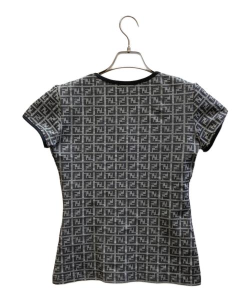 FENDI（フェンディ）FENDI (フェンディ) ズッカ柄半袖カットソー グレー サイズ:42の古着・服飾アイテム