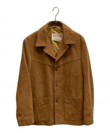 Schott（ショット）の古着「ウェスタンスエードレザージャケット/398」｜ブラウン