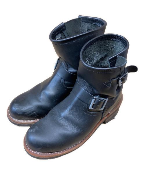 AVIREX（アヴィレックス）AVIREX (アヴィレックス) エンジニアブーツ ブラック サイズ:US8.5/EUR41の古着・服飾アイテム