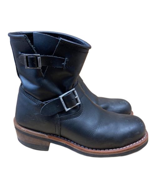 AVIREX（アヴィレックス）AVIREX (アヴィレックス) エンジニアブーツ ブラック サイズ:US8.5/EUR41の古着・服飾アイテム