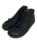 CAMPERカンペール）の古着「PEU CAMI  ハイカットシューズ/36411-086」｜ブラック