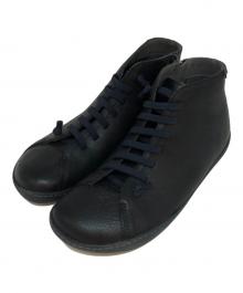 CAMPER（カンペール）の古着「PEU CAMI  ハイカットシューズ/36411-086」｜ブラック