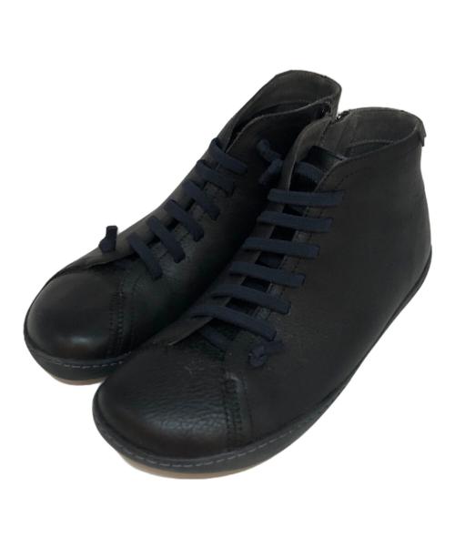 CAMPER（カンペール）CAMPER (カンペール) PEU CAMI  ハイカットシューズ/36411-086 ブラック サイズ:39の古着・服飾アイテム