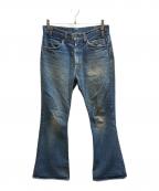 LEVI'Sリーバイス）の古着「ベルボトムデニムパンツ」｜インディゴ