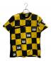 Onitsuka Tiger（オニツカタイガー）の古着「チェックコラボTシャツ / OP-T003」｜イエロー×ブラック