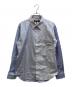 COMME des GARCONS HOMME DEUX（コムデギャルソン オム ドゥ）の古着「ストライプシャツ/DQ-B025」｜ブルー