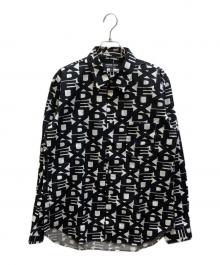 COMME des GARCONS HOMME DEUX（コムデギャルソン オム ドゥ）の古着「デザインシャツ」｜ブラック