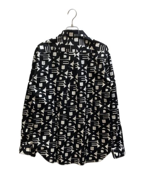 COMME des GARCONS HOMME DEUX（コムデギャルソン オム ドゥ）COMME des GARCONS HOMME DEUX (コムデギャルソン オム ドゥ) デザインシャツ ブラック サイズ:Mの古着・服飾アイテム