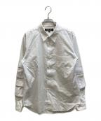 COMME des GARCONS HOMME DEUXコムデギャルソン オム ドゥ）の古着「メッシュシガーポケットシャツ/DQ-B045」｜ホワイト