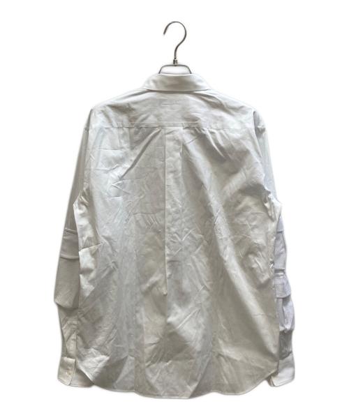 COMME des GARCONS HOMME DEUX（コムデギャルソン オム ドゥ）COMME des GARCONS HOMME DEUX (コムデギャルソン オム ドゥ) メッシュシガーポケットシャツ/DQ-B045 ホワイト サイズ:Mの古着・服飾アイテム