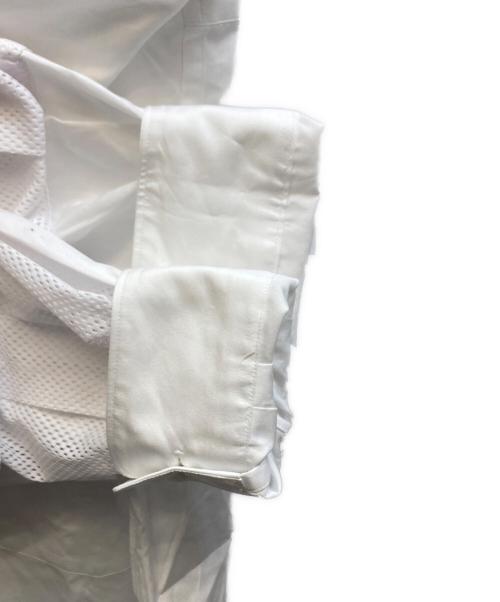 COMME des GARCONS HOMME DEUX（コムデギャルソン オム ドゥ）COMME des GARCONS HOMME DEUX (コムデギャルソン オム ドゥ) メッシュシガーポケットシャツ/DQ-B045 ホワイト サイズ:Mの古着・服飾アイテム