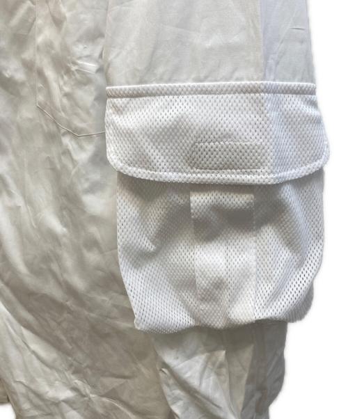 COMME des GARCONS HOMME DEUX（コムデギャルソン オム ドゥ）COMME des GARCONS HOMME DEUX (コムデギャルソン オム ドゥ) メッシュシガーポケットシャツ/DQ-B045 ホワイト サイズ:Mの古着・服飾アイテム
