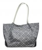 russetラシット）の古着「デニムプリントトートバッグ」｜グレー