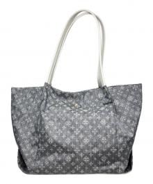 russet（ラシット）の古着「デニムプリントトートバッグ」｜グレー