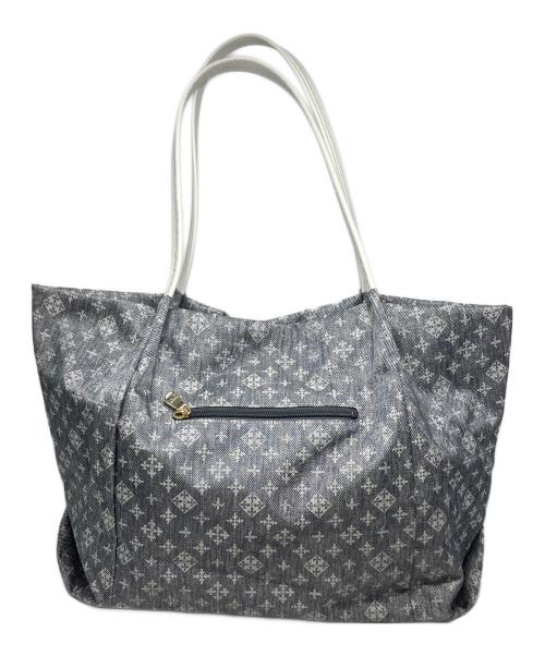 russet（ラシット）russet (ラシット) デニムプリントトートバッグ グレーの古着・服飾アイテム