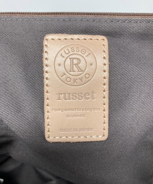 russet（ラシット）russet (ラシット) デニムプリントトートバッグ グレーの古着・服飾アイテム