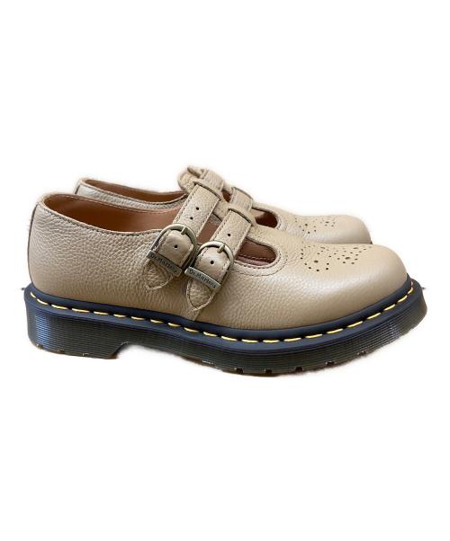 Dr.Martens（ドクターマーチン）Dr.Martens (ドクターマーチン) 8065メリージェーンシューズ ベージュ サイズ:UK5/EU38の古着・服飾アイテム