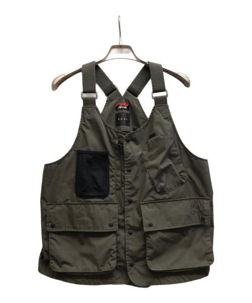 NANGA（ナンガ）NANGA (ナンガ) EKAL (エカル) TAKIBIマルチユースベスト カーキ サイズ:JPN M/USA S/EUR Sの古着・服飾アイテム