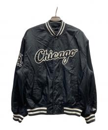 New Era（ニューエラ）の古着「スタジャン/ CHICAGO SOX」｜ブラック