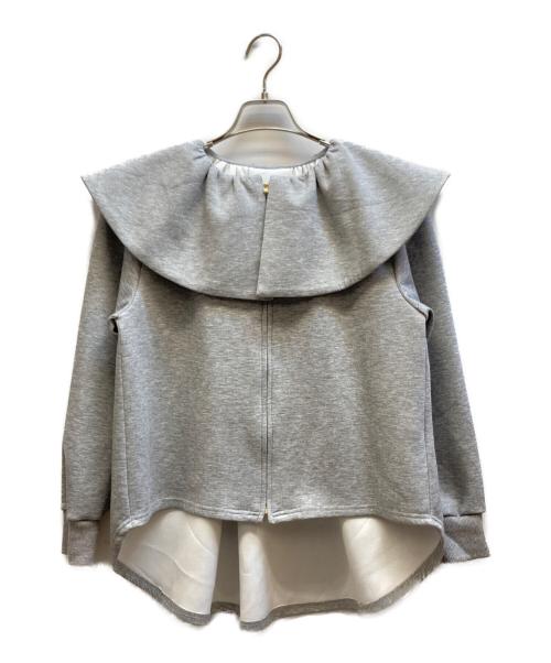 rosy monster（ロージーモンスター）rosy monster (ロージーモンスター) 襟付きスウェット グレー サイズ:Sの古着・服飾アイテム