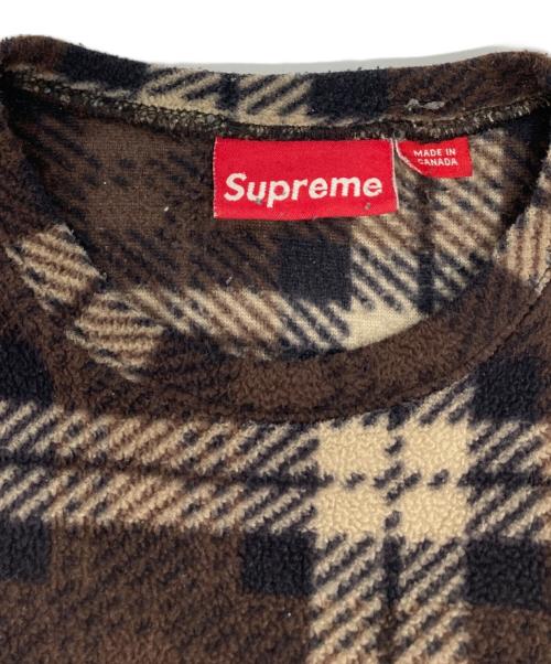 SUPREME（シュプリーム）Supreme (シュプリーム) フリースプルオーバー ブラウン サイズ:Mの古着・服飾アイテム
