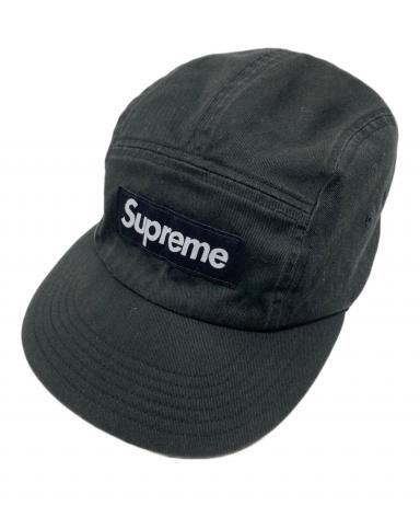 Supreme シュプリーム キャップ  黒 【古着】【中古】【送料無料】 中古・古着通販】Supreme (シュプリーム) キャップ ブラック サイズ