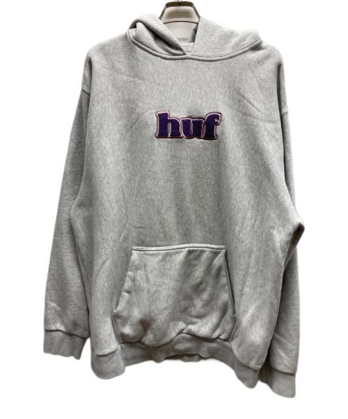 HUF（ハフ）HUF (ハフ) MADISON HEAVYWEIGHT P/O HOODIE/FL00193 グレー サイズ:XLの古着・服飾アイテム