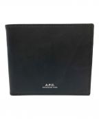 A.P.C.アーペーセー）の古着「2つ折り財布 / PXAWV-H63153」｜ブラック