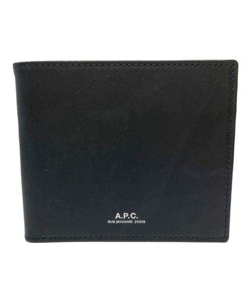 A.P.C.（アーペーセー）A.P.C. (アーペーセー) 2つ折り財布 / PXAWV-H63153 ブラックの古着・服飾アイテム