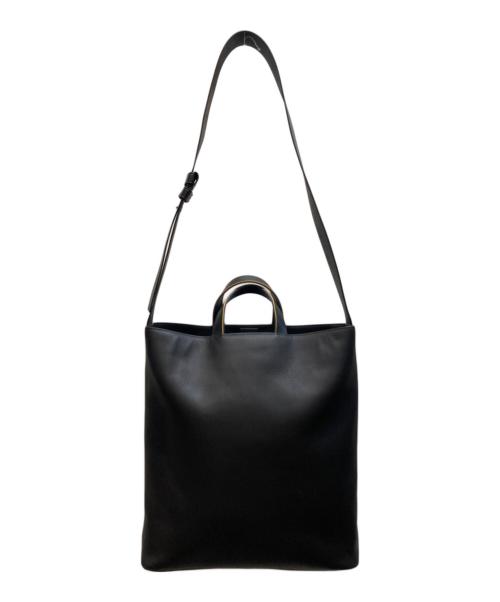 PAUL SMITH（ポールスミス）PAUL SMITH (ポールスミス) ストライプカラードエッジ トートバッグ ロゴ / N021T ブラックの古着・服飾アイテム