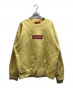 SUPREMEシュプリーム）の古着「Box Logo Crewneck」｜イエロー