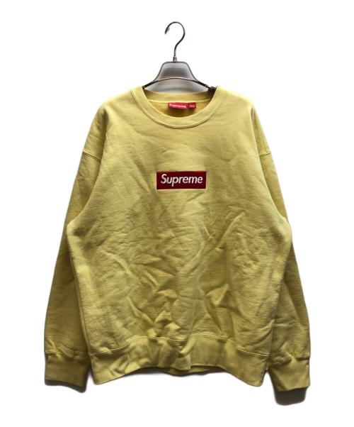 SUPREME（シュプリーム）SUPREME (シュプリーム) Box Logo Crewneck イエロー サイズ:Lの古着・服飾アイテム