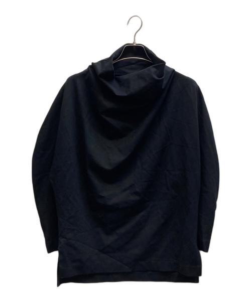 IIROT（イロット）IIROT (イロット) Double jersey drape pullover ブラック サイズ:Freeの古着・服飾アイテム