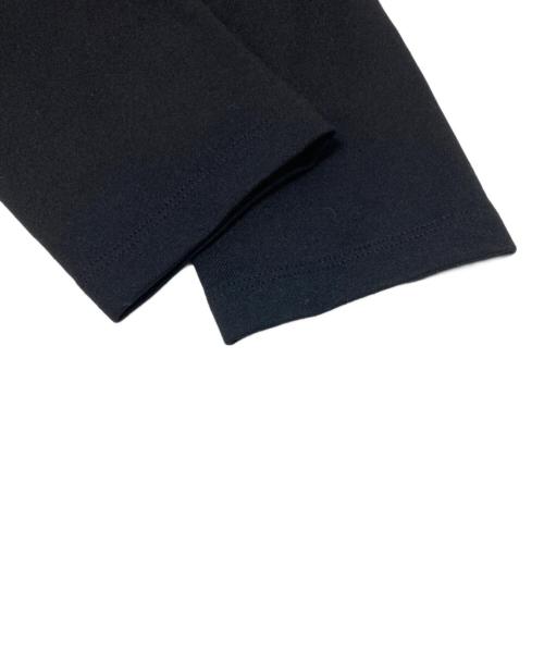 Adam et Rope（アダム エ ロペ）Adam et Rope (アダム エ ロペ) フリルペプラムロングスリーブカットソー/GAM-55660-B ブラック サイズ:Fの古着・服飾アイテム