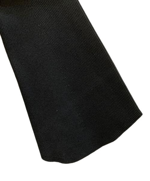 Adam et Rope（アダム エ ロペ）Adam et Rope (アダム エ ロペ) プラムコンビニットワンピース/GAE-25070 ブラック サイズ:FREEの古着・服飾アイテム