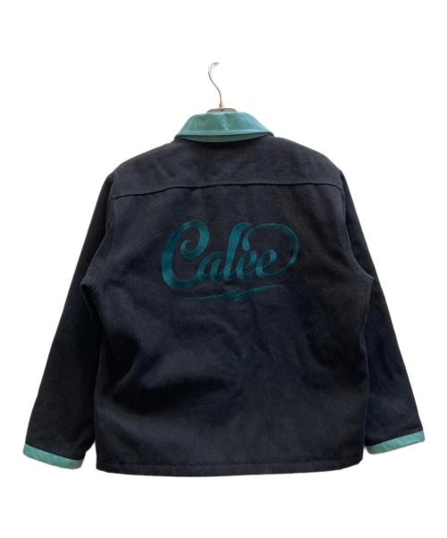 CALEE（キャリー）CALEE (キャリー) LOGO EMBROIDERY SPORTS TYPE JACET ブラック サイズ:Lの古着・服飾アイテム