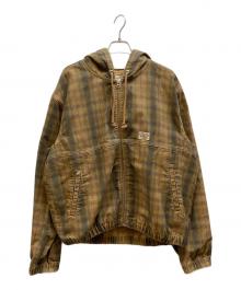 stussy（ステューシー）の古着「フーデッドワークジャケット」｜ブラウン