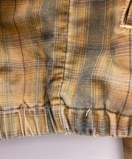 stussy（ステューシー）stussy (ステューシー) フーデッドワークジャケット ブラウン サイズ:Lの古着・服飾アイテム