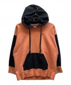 Vivienne Westwoodヴィヴィアンウエストウッド）の古着「カラーブロッキングフーディー」｜オレンジ