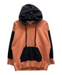 Vivienne Westwood（ヴィヴィアンウエストウッド）の古着「カラーブロッキングフーディー」｜オレンジ