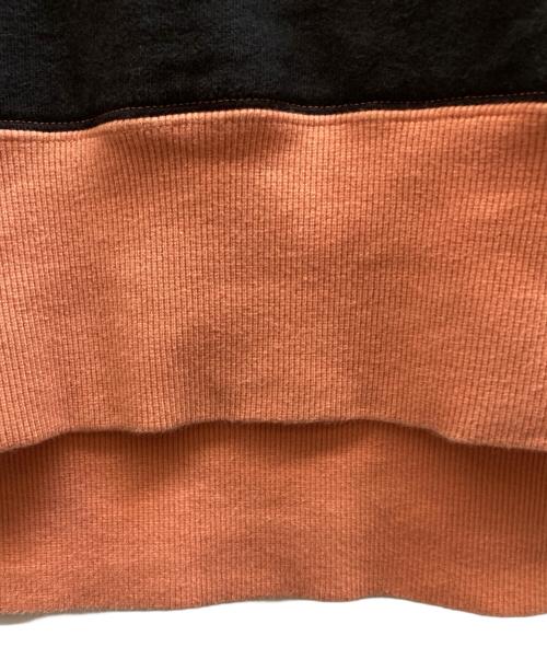Vivienne Westwood（ヴィヴィアンウエストウッド）Vivienne Westwood (ヴィヴィアンウエストウッド) カラーブロッキングフーディー オレンジ サイズ:46の古着・服飾アイテム
