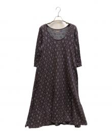 KAPITAL（キャピタル）の古着「花柄ワンピース」｜パープル