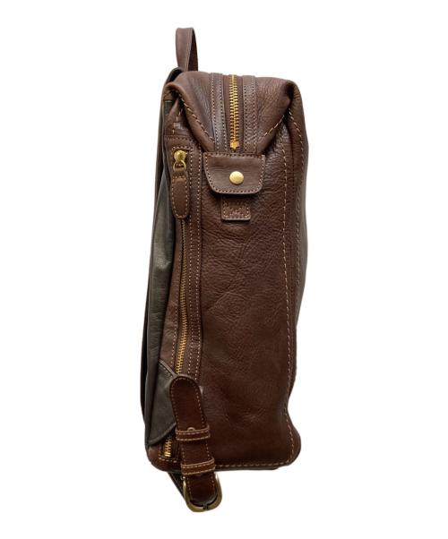 土屋鞄（ツチヤカバン）土屋鞄 (ツチヤカバン) トーンオイルヌメソフトミディアムパックパック ブラウン サイズ:-の古着・服飾アイテム