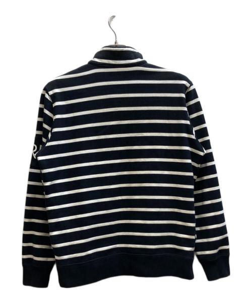 SUPREME（シュプリーム）SUPREME (シュプリーム) Stripped Half Zip Sweat ブラック サイズ:Sの古着・服飾アイテム