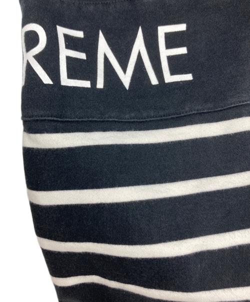 SUPREME（シュプリーム）SUPREME (シュプリーム) Stripped Half Zip Sweat ブラック サイズ:Sの古着・服飾アイテム